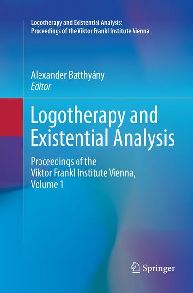 Produktbild: Logotherapy and Existential Analysis
