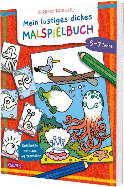 Produktbild: Mein lustiges dickes Malspielbuch