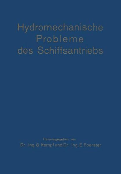 Produktbild: Hydromechanische Probleme des Schiffsantriebs