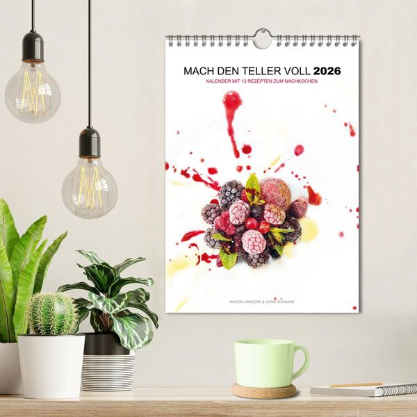 Produktbild: Mach den Teller voll 2026 (Wandkalender 2026 DIN A4 hoch), CALVENDO Monatskalender