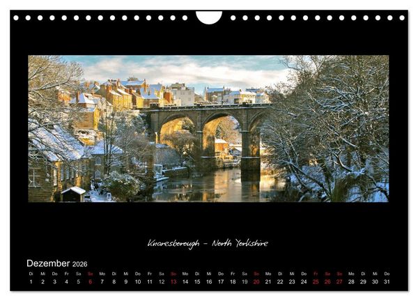 Produktbild: Amazing England - England's sch&ouml;nste Seiten (Wandkalender 2026 DIN A4 quer), CALVENDO Monatskalender