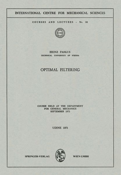 Produktbild: Optimal Filtering