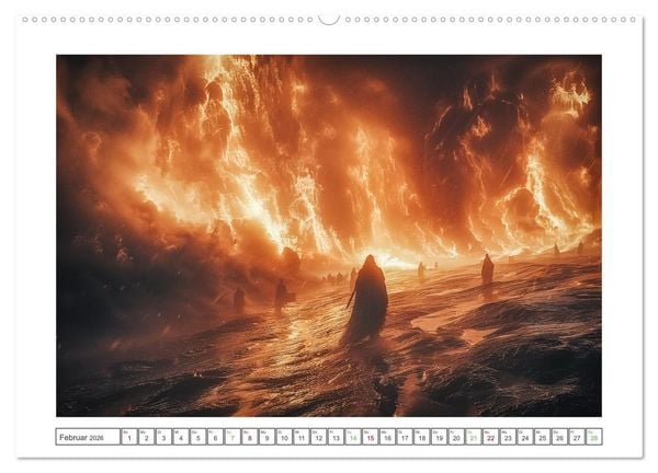 Produktbild: Die Abenteuer der Wikinger (hochwertiger Premium Wandkalender 2026 DIN A2 quer), Kunstdruck in Hochglanz