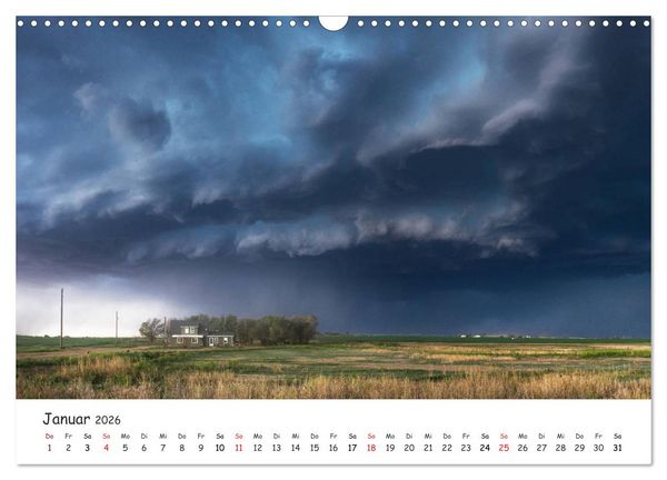 Produktbild: Gewitterwelten (Wandkalender 2026 DIN A3 quer), CALVENDO Monatskalender