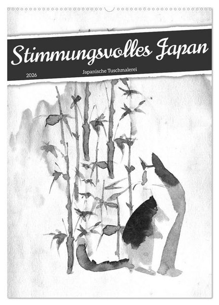 Stimmungsvolles Japan (Wandkalender 2026 DIN A2 hoch), CALVENDO Monatskalender