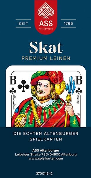 Produktbild: ASS - Skat Premium Leinen, franz&ouml;sisches Bild in Faltschachtel