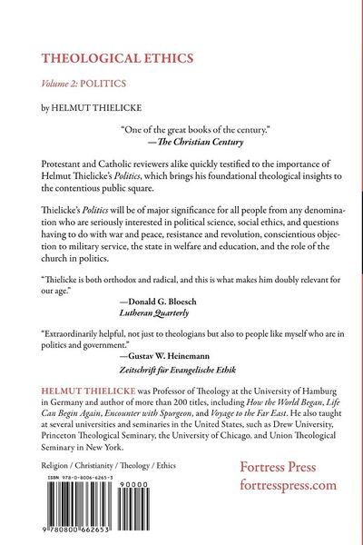 Produktbild: Theological Ethics Politics