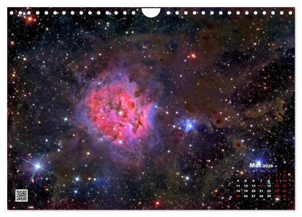 Produktbild: Neue Astrofotos von Stefan Ziegenbalg (Wandkalender 2026 DIN A4 quer), CALVENDO Monatskalender