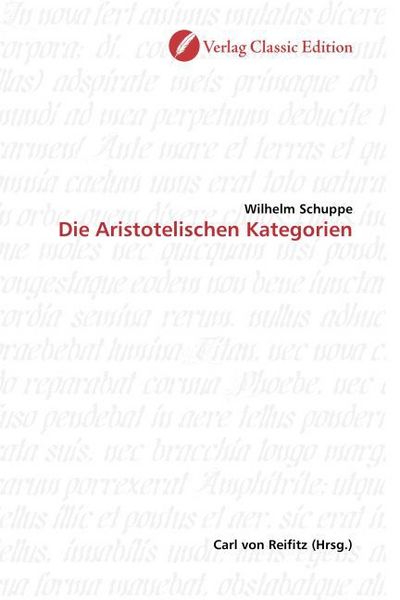 Produktbild: Schuppe, W: Die Aristotelischen Kategorien