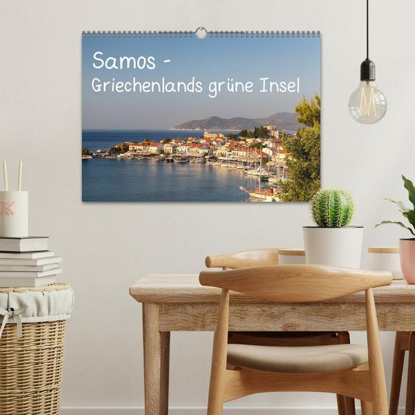 Produktbild: Samos - Griechenlands gr&uuml;ne Insel (Wandkalender 2026 DIN A3 quer), CALVENDO Monatskalender