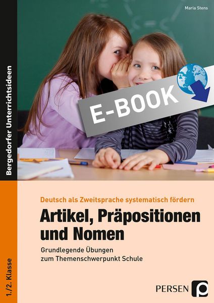 Produktbild: Artikel, Pr&auml;positionen & Nomen - Schule 1/2