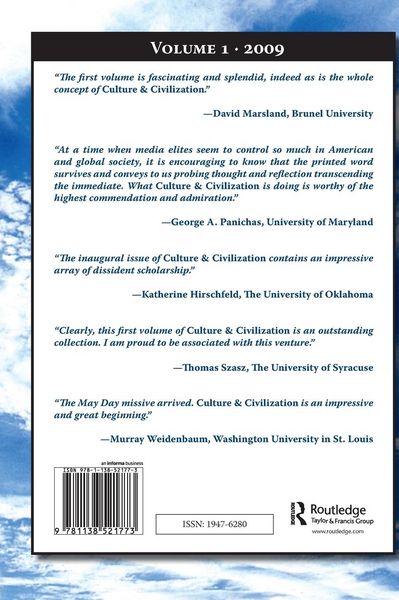 Produktbild: Culture and Civilization