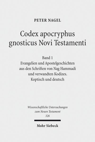 Produktbild: Codex apocryphus gnosticus Novi Testamenti