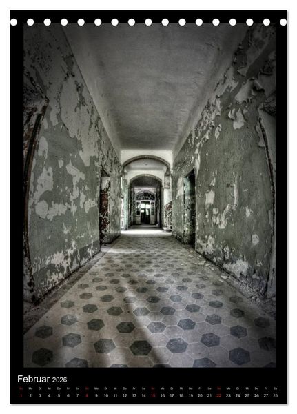 Produktbild: Lost Places Vergessene Orte (Tischkalender 2026 DIN A5 hoch), CALVENDO Monatskalender