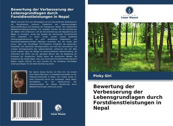 Bewertung der Verbesserung der Lebensgrundlagen durch Forstdienstleistungen in Nepal, Taschenbuch von Pinky Giri, Verlag Unser Wissen, 9786208222062