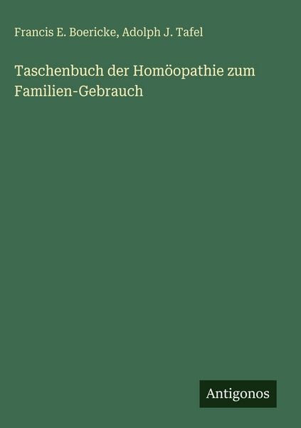 Produktbild: Taschenbuch der Hom&ouml;opathie zum Familien-Gebrauch