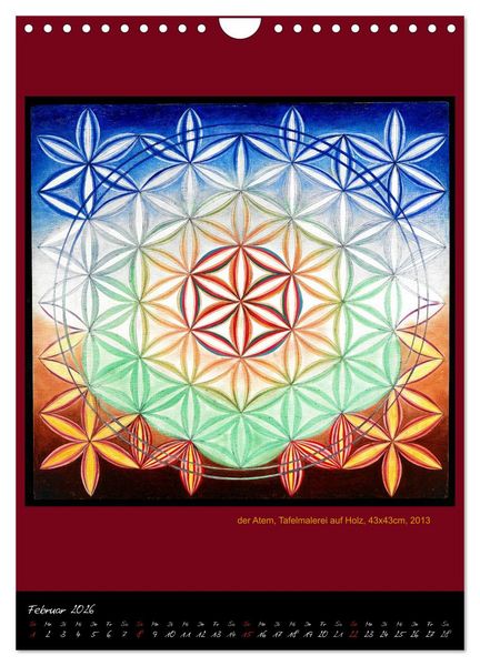 Produktbild: Die heilige Blume des Lebens - Mandalas von Istvan Seidel (Wandkalender 2026 DIN A4 hoch), CALVENDO Monatskalender