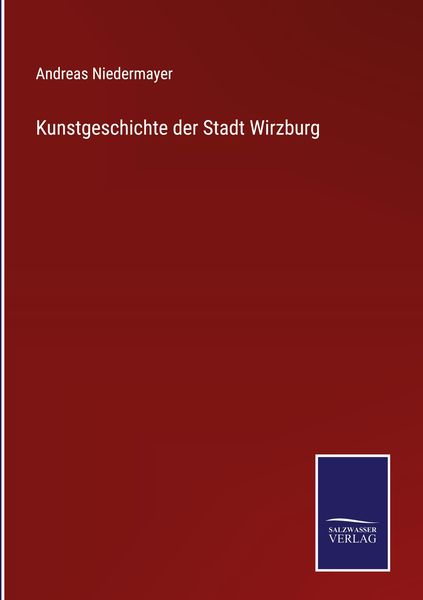 Produktbild: Kunstgeschichte der Stadt Wirzburg