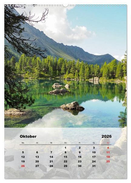 Produktbild: Bergwelten (hochwertiger Premium Wandkalender 2026 DIN A2 hoch), Kunstdruck in Hochglanz