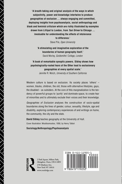 Produktbild: Geographies of Exclusion