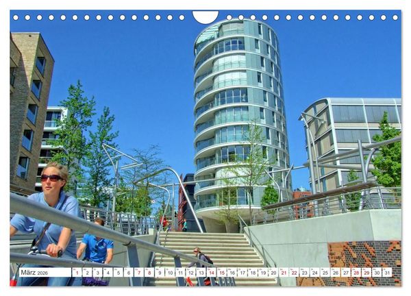 Produktbild: Hamburg an der Elbe &ndash; Impressionen eines Sommertages in der Hansestadt (Wandkalender 2026 DIN A4 quer), CALVENDO Monatskalender