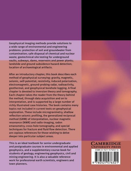 Produktbild: Environmental and Engineering Geophysics