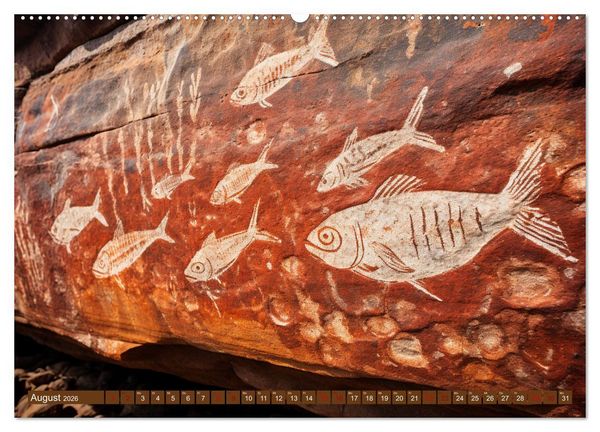 Produktbild: Steinzeit Galerie (hochwertiger Premium Wandkalender 2026 DIN A2 quer), Kunstdruck in Hochglanz