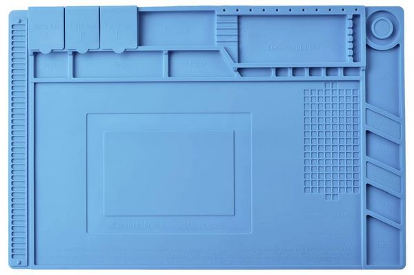 Produktbild: TRU COMPONENTS Silikon-Werkzeugunterlage (L x B x H) 450 x 300 x 12mm 1St.