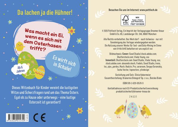 Produktbild: Die lustigsten Osterwitze f&uuml;r Kinder
