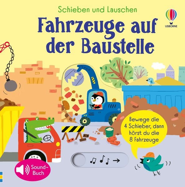 Produktbild: Schieben und Lauschen: Fahrzeuge auf der Baustelle