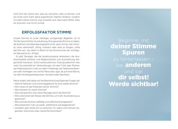 Produktbild: Sei eine Stimme, nicht nur ein Echo
