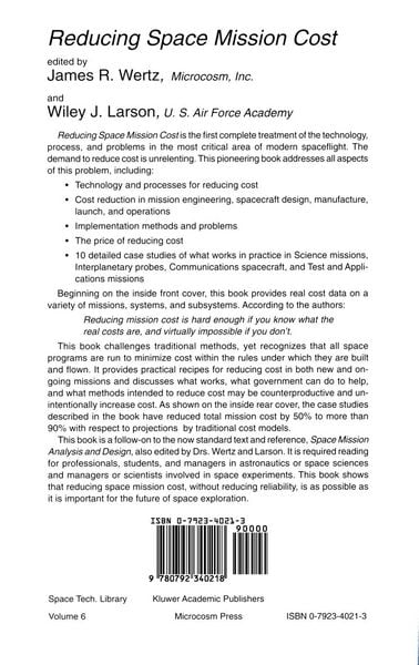 Produktbild: Reducing Space Mission Cost