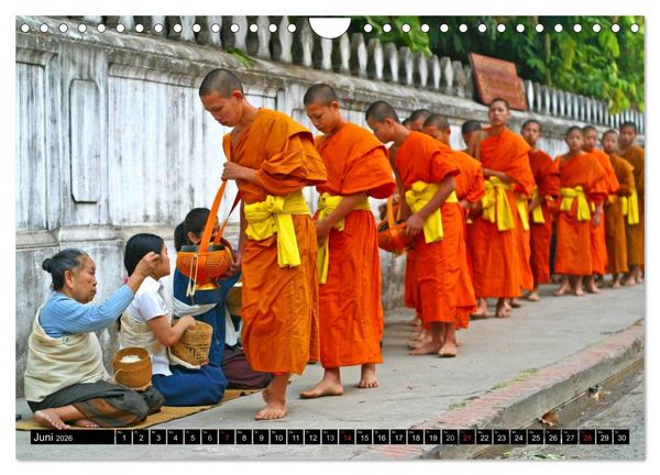 Produktbild: Volksrepublik Laos (Wandkalender 2026 DIN A4 quer), CALVENDO Monatskalender