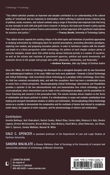 Produktbild: Reconceptualizing Critical Victimology