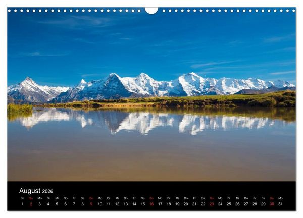 Produktbild: BERNER ALPEN - Natur und Landschaften (Wandkalender 2026 DIN A3 quer), CALVENDO Monatskalender