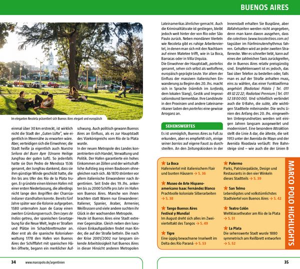 Produktbild: MARCO POLO Reisef&uuml;hrer Argentinien, Buenos Aires