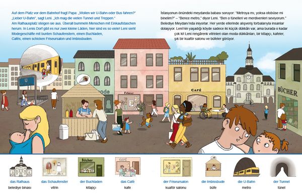 Produktbild: In der Stadt (Deutsch-T&uuml;rkisch)