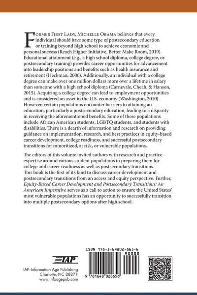 Produktbild: Equity-Based Career Development and Postsecondary Transitions