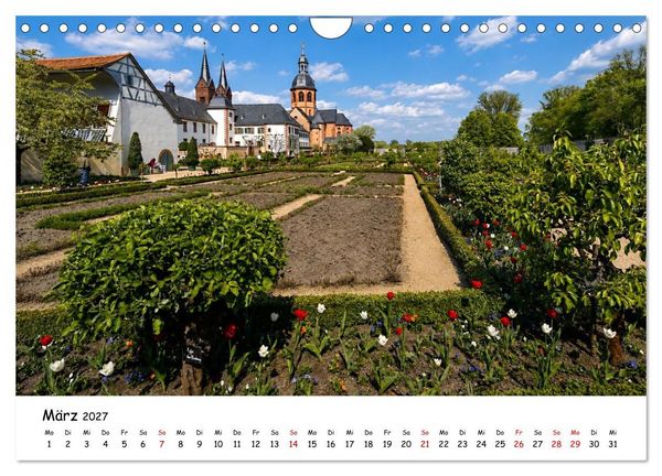 Produktbild: Rund um das Benediktinerkloster Seligenstadt (Wandkalender 2027 DIN A4 quer), CALVENDO Monatskalender