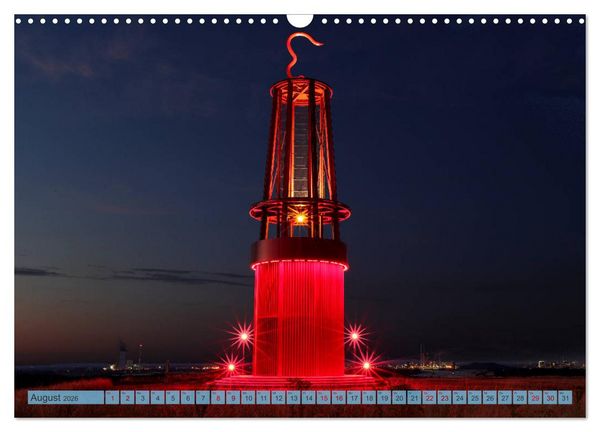 Produktbild: RUHRPOTT LICHTER (Wandkalender 2026 DIN A3 quer), CALVENDO Monatskalender