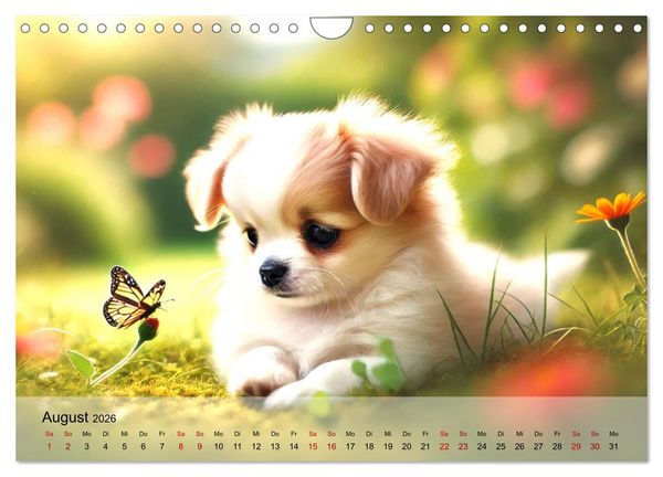Produktbild: Chihuahua-Welpen &ndash; Kleine Wunder (Wandkalender 2026 DIN A4 quer), CALVENDO Monatskalender