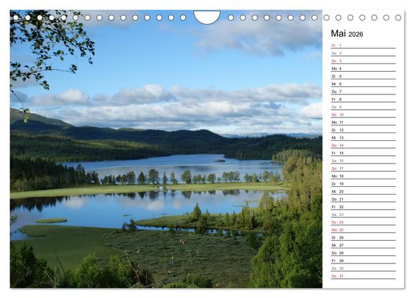 Produktbild: Norwegen und seine Sch&ouml;nheiten 2026 (Wandkalender 2026 DIN A4 quer), CALVENDO Monatskalender