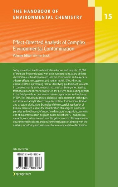 Produktbild: Effect-Directed Analysis of Complex Environmental Contamination