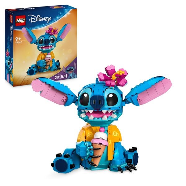 LEGO ǀ Disney Stitch, Spielset für Kinder, Figur mit Eiswaffel 43249