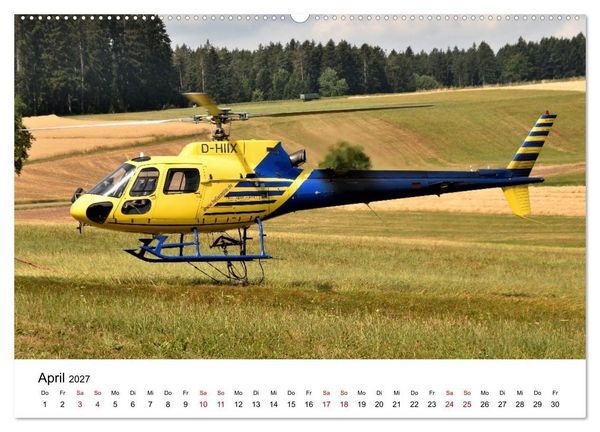 Produktbild: Hubschrauberdynamik in allen Facetten (hochwertiger Premium Wandkalender 2027 DIN A2 quer), Kunstdruck in Hochglanz