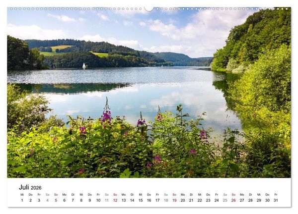 Produktbild: Sauerland - Land der tausend Berge (Wandkalender 2026 DIN A2 quer), CALVENDO Monatskalender