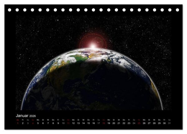 Produktbild: Magisches Universum (Tischkalender 2026 DIN A5 quer), CALVENDO Monatskalender