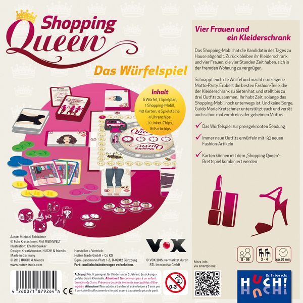 Produktbild: Shopping Queen, Das W&uuml;rfelspiel (Spiel)