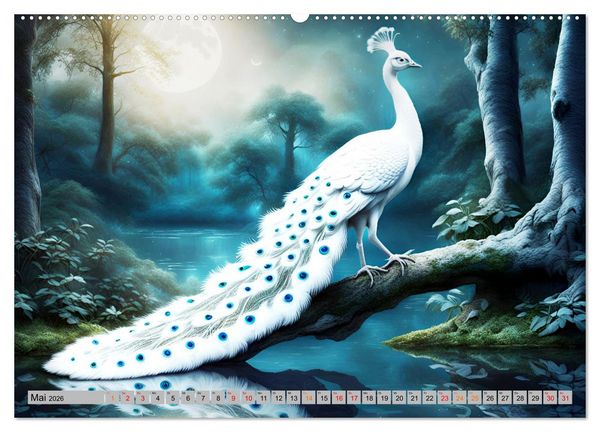 Produktbild: Mondzauberschein (Wandkalender 2026 DIN A2 quer), CALVENDO Monatskalender