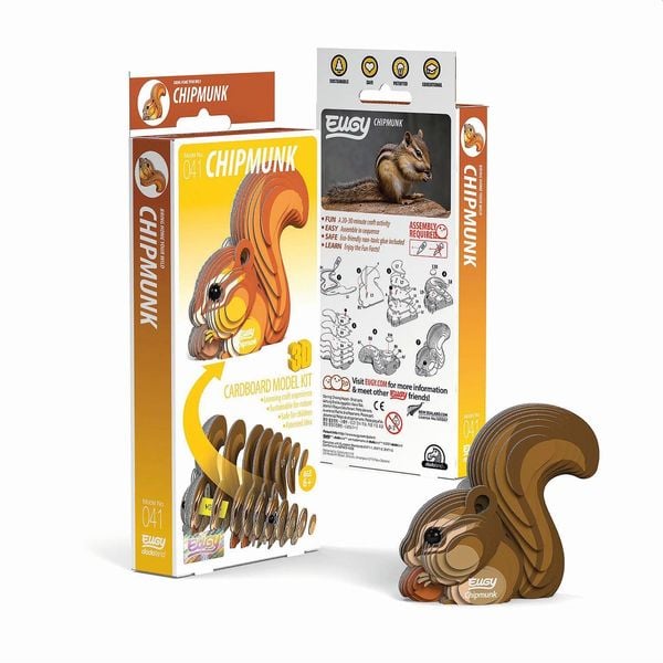 Produktbild: EUGY - 3D Bastelset Eichh&ouml;rnchen